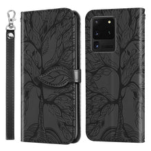 Load image into Gallery viewer, Life of Tree Embossing Pattern Horizontal Flip Leather Case with Holder &amp; Card Slot &amp; Wallet &amp; Photo Frame &amp; Lanyard, For Samsung Galaxy S9+, For Samsung Galaxy S10, For Samsung Galaxy S10+, For Samsung Galaxy S10e, For Samsung Galaxy S20              ...