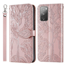 Load image into Gallery viewer, Life of Tree Embossing Pattern Horizontal Flip Leather Case with Holder &amp; Card Slot &amp; Wallet &amp; Photo Frame &amp; Lanyard, For Samsung Galaxy S9+, For Samsung Galaxy S10, For Samsung Galaxy S10+, For Samsung Galaxy S10e, For Samsung Galaxy S20              ...