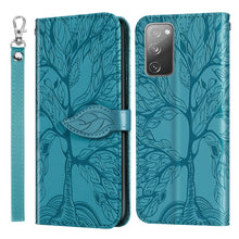 Load image into Gallery viewer, Life of Tree Embossing Pattern Horizontal Flip Leather Case with Holder &amp; Card Slot &amp; Wallet &amp; Photo Frame &amp; Lanyard, For Samsung Galaxy S9+, For Samsung Galaxy S10, For Samsung Galaxy S10+, For Samsung Galaxy S10e, For Samsung Galaxy S20              ...