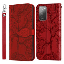 Load image into Gallery viewer, Life of Tree Embossing Pattern Horizontal Flip Leather Case with Holder &amp; Card Slot &amp; Wallet &amp; Photo Frame &amp; Lanyard, For Samsung Galaxy S9+, For Samsung Galaxy S10, For Samsung Galaxy S10+, For Samsung Galaxy S10e, For Samsung Galaxy S20              ...