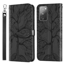 Load image into Gallery viewer, Life of Tree Embossing Pattern Horizontal Flip Leather Case with Holder &amp; Card Slot &amp; Wallet &amp; Photo Frame &amp; Lanyard, For Samsung Galaxy S9+, For Samsung Galaxy S10, For Samsung Galaxy S10+, For Samsung Galaxy S10e, For Samsung Galaxy S20              ...