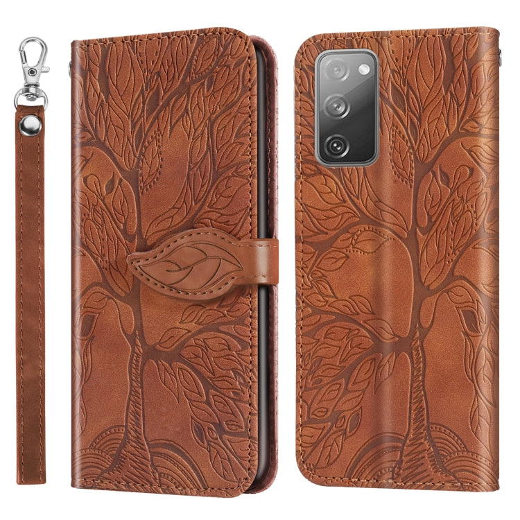 Life of Tree Embossing Pattern Horizontal Flip Leather Case with Holder & Card Slot & Wallet & Photo Frame & Lanyard, For Samsung Galaxy S9+, For Samsung Galaxy S10, For Samsung Galaxy S10+, For Samsung Galaxy S10e, For Samsung Galaxy S20              ...
