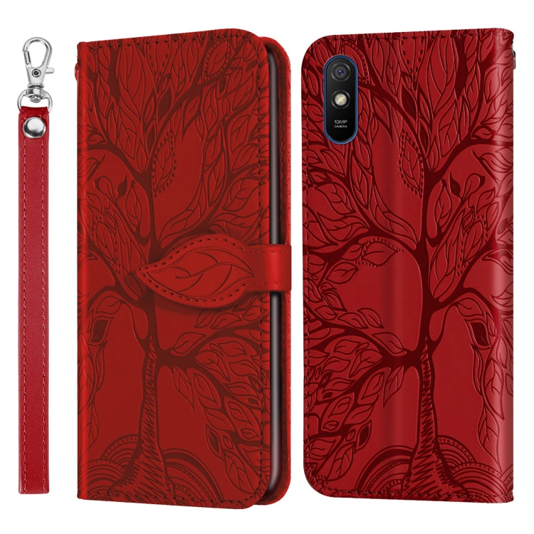 Life of Tree Embossing Pattern Horizontal Flip Leather Case with Holder & Card Slot & Wallet & Photo Frame & Lanyard, For Xiaomi Poco M2, For Xiaomi Poco M2 Pro, For Xiaomi Redmi 9, For Xiaomi Redmi 9A, For Xiaomi Redmi 9C, For Xiaomi Mi 10 Lite 5G    ...