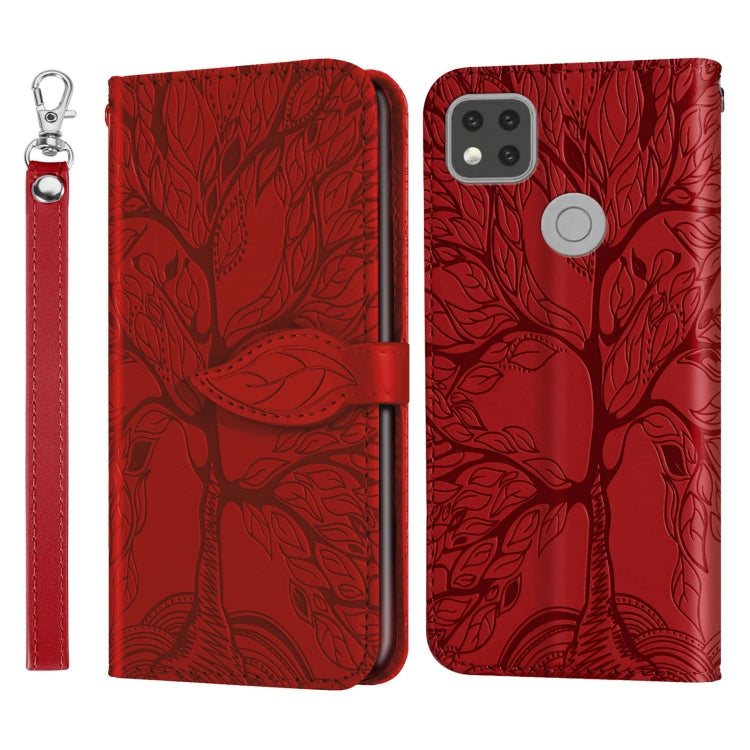 Life of Tree Embossing Pattern Horizontal Flip Leather Case with Holder & Card Slot & Wallet & Photo Frame & Lanyard, For Xiaomi Poco M2, For Xiaomi Poco M2 Pro, For Xiaomi Redmi 9, For Xiaomi Redmi 9A, For Xiaomi Redmi 9C, For Xiaomi Mi 10 Lite 5G    ...