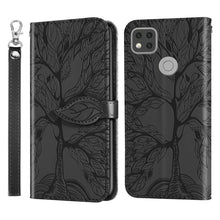 Load image into Gallery viewer, Life of Tree Embossing Pattern Horizontal Flip Leather Case with Holder &amp; Card Slot &amp; Wallet &amp; Photo Frame &amp; Lanyard, For Xiaomi Poco M2, For Xiaomi Poco M2 Pro, For Xiaomi Redmi 9, For Xiaomi Redmi 9A, For Xiaomi Redmi 9C, For Xiaomi Mi 10 Lite 5G    ...