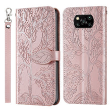 Load image into Gallery viewer, Life of Tree Embossing Pattern Horizontal Flip Leather Case with Holder &amp; Card Slot &amp; Wallet &amp; Photo Frame &amp; Lanyard, For Xiaomi Poco M2, For Xiaomi Poco M2 Pro, For Xiaomi Redmi 9, For Xiaomi Redmi 9A, For Xiaomi Redmi 9C, For Xiaomi Mi 10 Lite 5G    ...
