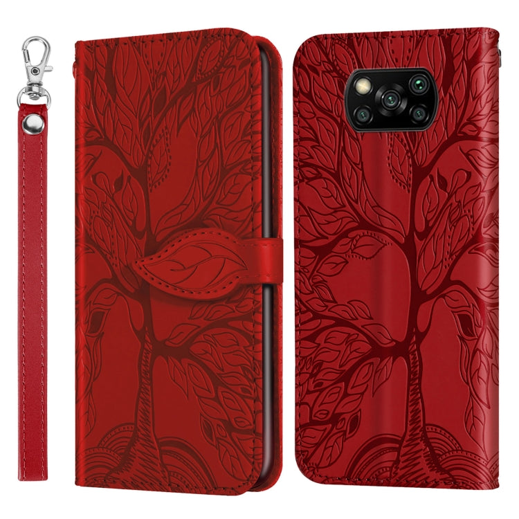 Life of Tree Embossing Pattern Horizontal Flip Leather Case with Holder & Card Slot & Wallet & Photo Frame & Lanyard, For Xiaomi Poco M2, For Xiaomi Poco M2 Pro, For Xiaomi Redmi 9, For Xiaomi Redmi 9A, For Xiaomi Redmi 9C, For Xiaomi Mi 10 Lite 5G    ...