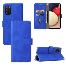 Load image into Gallery viewer, Solid Color Skin Feel Magnetic Buckle Horizontal Flip Calf Texture PU Leather Case with Holder &amp; Card Slots &amp; Wallet, For Samsung Galaxy A02s, For Xiaomi Poco M3