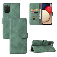 Load image into Gallery viewer, Solid Color Skin Feel Magnetic Buckle Horizontal Flip Calf Texture PU Leather Case with Holder &amp; Card Slots &amp; Wallet, For Samsung Galaxy A02s, For Xiaomi Poco M3