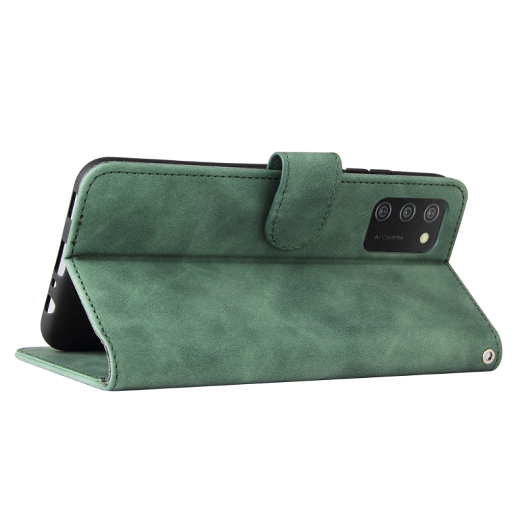 Solid Color Skin Feel Magnetic Buckle Horizontal Flip Calf Texture PU Leather Case with Holder & Card Slots & Wallet, For Samsung Galaxy A02s, For Xiaomi Poco M3