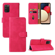 Load image into Gallery viewer, Solid Color Skin Feel Magnetic Buckle Horizontal Flip Calf Texture PU Leather Case with Holder &amp; Card Slots &amp; Wallet, For Samsung Galaxy A02s, For Xiaomi Poco M3