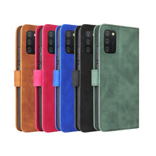 Load image into Gallery viewer, Solid Color Skin Feel Magnetic Buckle Horizontal Flip Calf Texture PU Leather Case with Holder &amp; Card Slots &amp; Wallet, For Samsung Galaxy A02s, For Xiaomi Poco M3