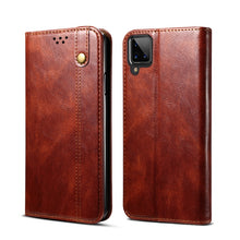Load image into Gallery viewer, Simple Wax Crazy Horse Texture Horizontal Flip Leather Case with Card Slots &amp; Wallet, For Samsung Galaxy A12 5G, For Samsung Galaxy A32 5G, For Samsung Galaxy A72 5G / 4G