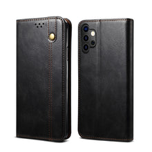 Load image into Gallery viewer, Simple Wax Crazy Horse Texture Horizontal Flip Leather Case with Card Slots &amp; Wallet, For Samsung Galaxy A12 5G, For Samsung Galaxy A32 5G, For Samsung Galaxy A72 5G / 4G
