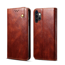 Load image into Gallery viewer, Simple Wax Crazy Horse Texture Horizontal Flip Leather Case with Card Slots &amp; Wallet, For Samsung Galaxy A12 5G, For Samsung Galaxy A32 5G, For Samsung Galaxy A72 5G / 4G