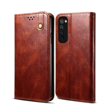 Load image into Gallery viewer, Simple Wax Crazy Horse Texture Horizontal Flip Leather Case with Card Slots &amp; Wallet, For Samsung Galaxy A12 5G, For Samsung Galaxy A32 5G, For Samsung Galaxy A72 5G / 4G