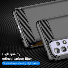 Load image into Gallery viewer, Brushed Texture Carbon Fiber TPU Case, For Samsung Galaxy A52 5G, For Samsung Galaxy A72 5G