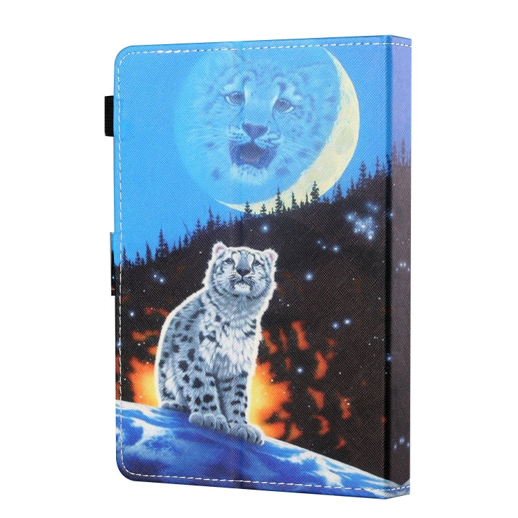 Sewing Thread Horizontal Painted Flat Leather Case with Pen Cover & Anti Skid Strip & Card Slot & Holder, For 7 inch Tablet PC Universal, For 8 inch Tablet PC Universal, For 10 inch Tablet PC Universal, For Huawei MediaPad T5 10 inch