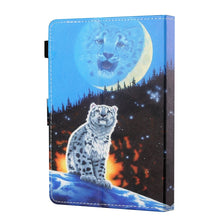 Load image into Gallery viewer, Sewing Thread Horizontal Painted Flat Leather Case with Pen Cover &amp; Anti Skid Strip &amp; Card Slot &amp; Holder, For 7 inch Tablet PC Universal, For 8 inch Tablet PC Universal, For 10 inch Tablet PC Universal, For Huawei MediaPad T5 10 inch