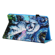 Load image into Gallery viewer, Sewing Thread Horizontal Painted Flat Leather Case with Pen Cover &amp; Anti Skid Strip &amp; Card Slot &amp; Holder &amp; Sleep / Wake-up Function, For iPad Mini 5 / 4 / 3 / 2 / 1, For iPad 10.2 / iPad Air 10.5 (2019), For iPad Pro 11 inch (2020) / (2018), For iPad Air