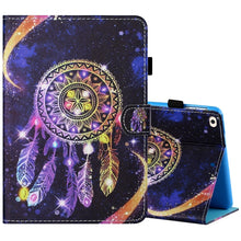 Load image into Gallery viewer, Sewing Thread Horizontal Painted Flat Leather Case with Pen Cover &amp; Anti Skid Strip &amp; Card Slot &amp; Holder &amp; Sleep / Wake-up Function, For iPad Mini 5 / 4 / 3 / 2 / 1, For iPad 10.2 / iPad Air 10.5 (2019), For iPad Pro 11 inch (2020) / (2018), For iPad Air