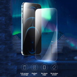 ROCK Full Screen Borderless Tempered Glass Film, For iPhone 12 mini, For iPhone 12 / 12 Pro, For iPhone 12 Pro Max