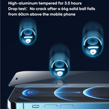Load image into Gallery viewer, ROCK Full Screen Borderless Tempered Glass Film, For iPhone 12 mini, For iPhone 12 / 12 Pro, For iPhone 12 Pro Max
