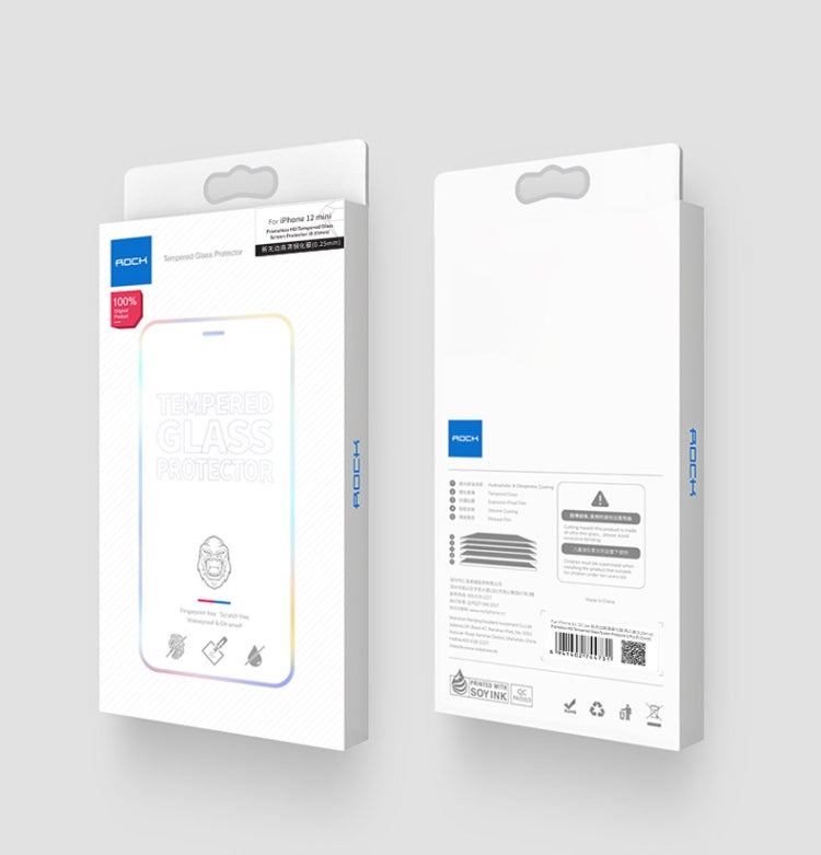 ROCK Full Screen Borderless Tempered Glass Film, For iPhone 12 mini, For iPhone 12 / 12 Pro, For iPhone 12 Pro Max