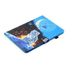 Load image into Gallery viewer, Sewing Thread Horizontal Painted Flat Leather Case with Pen Cover &amp; Anti Skid Strip &amp; Card Slot &amp; Holder &amp; Sleep / Wake-up Function, For Samsung Galaxy Tab S6 Lite SM-P610 / 615, For Amazon Kindle Fire HD8 2020, For Samsung Galaxy Tab A7 2020 T500 / T5...