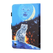 Load image into Gallery viewer, Sewing Thread Horizontal Painted Flat Leather Case with Pen Cover &amp; Anti Skid Strip &amp; Card Slot &amp; Holder &amp; Sleep / Wake-up Function, For Amazon Kindle Fire HD8 2020, For Samsung Galaxy Tab S6 Lite SM-P610 / 615, For Samsung Galaxy Tab A7 2020 T500 / T5...