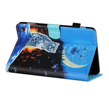 Load image into Gallery viewer, Sewing Thread Horizontal Painted Flat Leather Case with Pen Cover &amp; Anti Skid Strip &amp; Card Slot &amp; Holder &amp; Sleep / Wake-up Function, For Amazon Kindle Fire HD8 2020, For Samsung Galaxy Tab S6 Lite SM-P610 / 615, For Samsung Galaxy Tab A7 2020 T500 / T5...