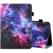 Load image into Gallery viewer, Sewing Thread Horizontal Painted Flat Leather Case with Pen Cover &amp; Anti Skid Strip &amp; Card Slot &amp; Holder &amp; Sleep / Wake-up Function, For Amazon Kindle Fire HD8 2020, For Samsung Galaxy Tab S6 Lite SM-P610 / 615, For Samsung Galaxy Tab A7 2020 T500 / T5...