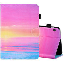 Load image into Gallery viewer, Sewing Thread Horizontal Painted Flat Leather Case with Pen Cover &amp; Anti Skid Strip &amp; Card Slot &amp; Holder &amp; Sleep / Wake-up Function, For Amazon Kindle Fire HD8 2020, For Samsung Galaxy Tab S6 Lite SM-P610 / 615, For Samsung Galaxy Tab A7 2020 T500 / T5...