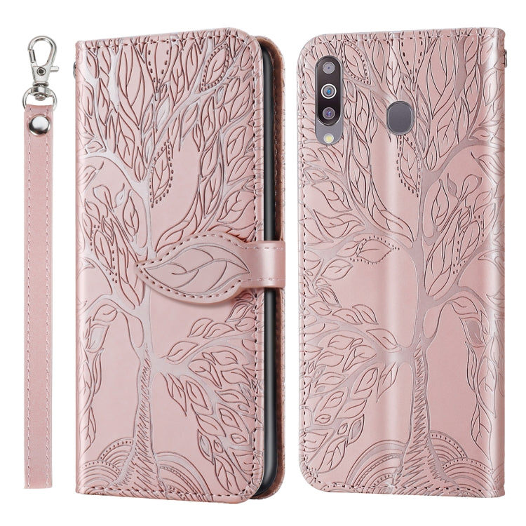 Life of Tree Embossing Pattern Horizontal Flip Leather Case with Holder & Card Slot & Wallet & Photo Frame & Lanyard, For Samsung Galaxy A8s, For Samsung Galaxy A10s, For Samsung Galaxy A20 / A30, For Samsung Galaxy A20e, For Samsung Galaxy A20s       ...