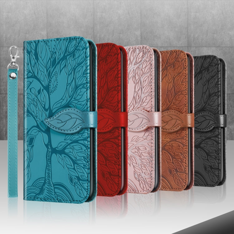 Life of Tree Embossing Pattern Horizontal Flip Leather Case with Holder & Card Slot & Wallet & Photo Frame & Lanyard, For Samsung Galaxy A8s, For Samsung Galaxy A10s, For Samsung Galaxy A20 / A30, For Samsung Galaxy A20e, For Samsung Galaxy A20s       ...
