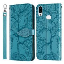 Load image into Gallery viewer, Life of Tree Embossing Pattern Horizontal Flip Leather Case with Holder &amp; Card Slot &amp; Wallet &amp; Photo Frame &amp; Lanyard, For Samsung Galaxy A8s, For Samsung Galaxy A10s, For Samsung Galaxy A20 / A30, For Samsung Galaxy A20e, For Samsung Galaxy A20s       ...