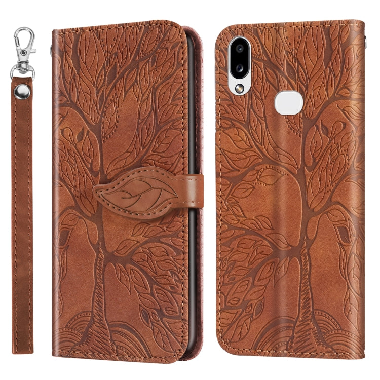 Life of Tree Embossing Pattern Horizontal Flip Leather Case with Holder & Card Slot & Wallet & Photo Frame & Lanyard, For Samsung Galaxy A8s, For Samsung Galaxy A10s, For Samsung Galaxy A20 / A30, For Samsung Galaxy A20e, For Samsung Galaxy A20s       ...