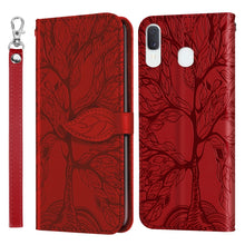Load image into Gallery viewer, Life of Tree Embossing Pattern Horizontal Flip Leather Case with Holder &amp; Card Slot &amp; Wallet &amp; Photo Frame &amp; Lanyard, For Samsung Galaxy A8s, For Samsung Galaxy A10s, For Samsung Galaxy A20 / A30, For Samsung Galaxy A20e, For Samsung Galaxy A20s       ...