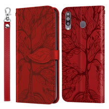 Load image into Gallery viewer, Life of Tree Embossing Pattern Horizontal Flip Leather Case with Holder &amp; Card Slot &amp; Wallet &amp; Photo Frame &amp; Lanyard, For Samsung Galaxy A8s, For Samsung Galaxy A10s, For Samsung Galaxy A20 / A30, For Samsung Galaxy A20e, For Samsung Galaxy A20s       ...
