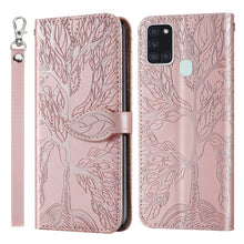 Load image into Gallery viewer, Life of Tree Embossing Pattern Horizontal Flip Leather Case with Holder &amp; Card Slot &amp; Wallet &amp; Photo Frame &amp; Lanyard, For Samsung Galaxy A8s, For Samsung Galaxy A10s, For Samsung Galaxy A20 / A30, For Samsung Galaxy A20e, For Samsung Galaxy A20s       ...