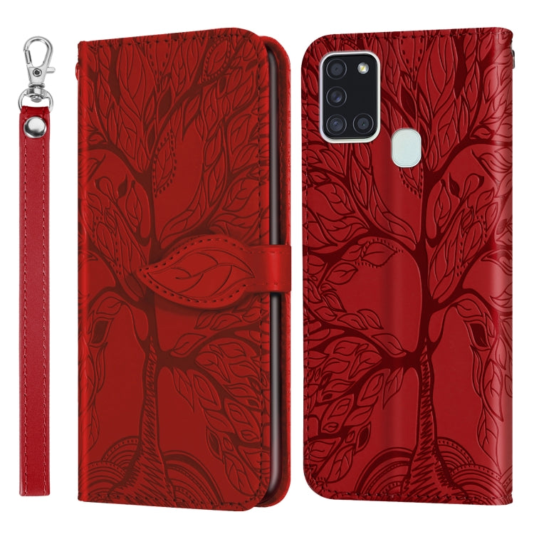 Life of Tree Embossing Pattern Horizontal Flip Leather Case with Holder & Card Slot & Wallet & Photo Frame & Lanyard, For Samsung Galaxy A8s, For Samsung Galaxy A10s, For Samsung Galaxy A20 / A30, For Samsung Galaxy A20e, For Samsung Galaxy A20s       ...