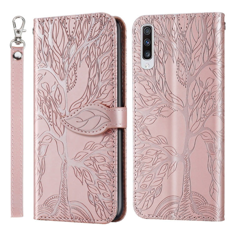 Life of Tree Embossing Pattern Horizontal Flip Leather Case with Holder & Card Slot & Wallet & Photo Frame & Lanyard, For Samsung Galaxy A8s, For Samsung Galaxy A10s, For Samsung Galaxy A20 / A30, For Samsung Galaxy A20e, For Samsung Galaxy A20s       ...