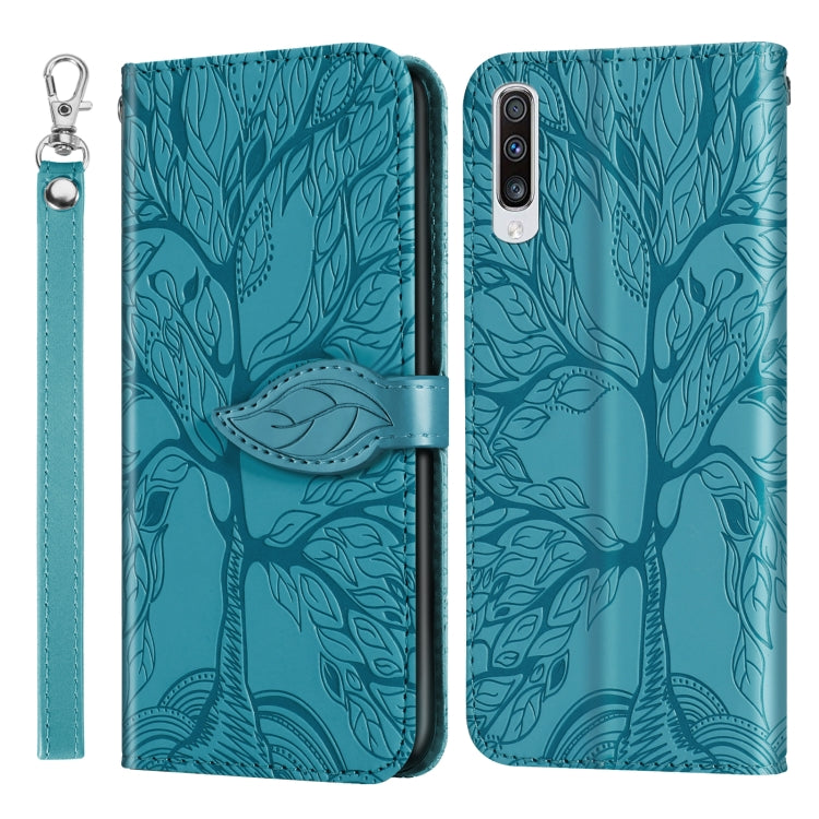 Life of Tree Embossing Pattern Horizontal Flip Leather Case with Holder & Card Slot & Wallet & Photo Frame & Lanyard, For Samsung Galaxy A8s, For Samsung Galaxy A10s, For Samsung Galaxy A20 / A30, For Samsung Galaxy A20e, For Samsung Galaxy A20s       ...