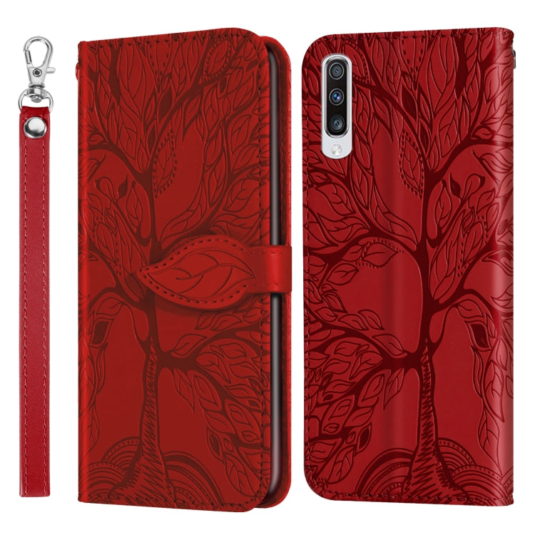 Life of Tree Embossing Pattern Horizontal Flip Leather Case with Holder & Card Slot & Wallet & Photo Frame & Lanyard, For Samsung Galaxy A8s, For Samsung Galaxy A10s, For Samsung Galaxy A20 / A30, For Samsung Galaxy A20e, For Samsung Galaxy A20s       ...