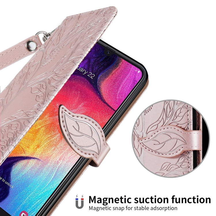 Life of Tree Embossing Pattern Horizontal Flip Leather Case with Holder & Card Slot & Wallet & Photo Frame & Lanyard, For Samsung Galaxy M40s, For Samsung Galaxy A70, For Samsung Galaxy A71, For Samsung Galaxy M51 (Side Fingerprint)                    ...