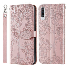 Load image into Gallery viewer, Life of Tree Embossing Pattern Horizontal Flip Leather Case with Holder &amp; Card Slot &amp; Wallet &amp; Photo Frame &amp; Lanyard, For Samsung Galaxy M40s, For Samsung Galaxy A70, For Samsung Galaxy A71, For Samsung Galaxy M51 (Side Fingerprint)                    ...