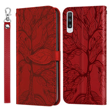 Load image into Gallery viewer, Life of Tree Embossing Pattern Horizontal Flip Leather Case with Holder &amp; Card Slot &amp; Wallet &amp; Photo Frame &amp; Lanyard, For Samsung Galaxy M40s, For Samsung Galaxy A70, For Samsung Galaxy A71, For Samsung Galaxy M51 (Side Fingerprint)                    ...