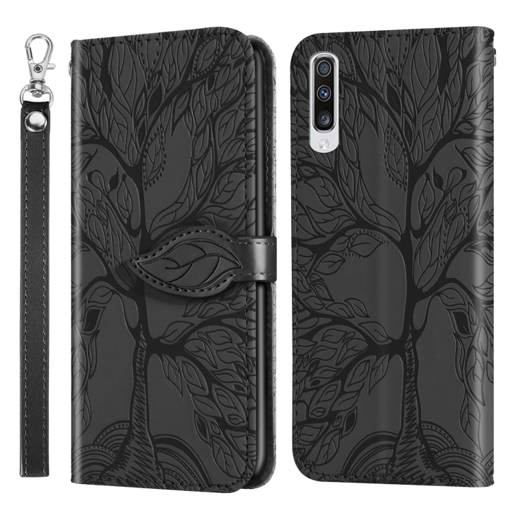 Life of Tree Embossing Pattern Horizontal Flip Leather Case with Holder & Card Slot & Wallet & Photo Frame & Lanyard, For Samsung Galaxy M40s, For Samsung Galaxy A70, For Samsung Galaxy A71, For Samsung Galaxy M51 (Side Fingerprint)                    ...