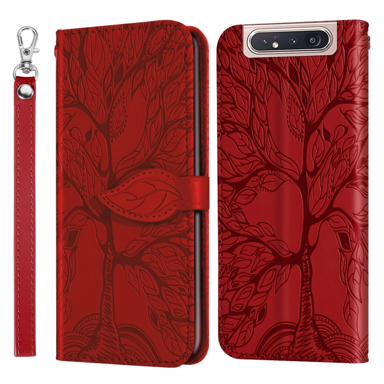 Life of Tree Embossing Pattern Horizontal Flip Leather Case with Holder & Card Slot & Wallet & Photo Frame & Lanyard, For Samsung Galaxy M40s, For Samsung Galaxy A70, For Samsung Galaxy A71, For Samsung Galaxy M51 (Side Fingerprint)                    ...