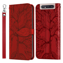 Load image into Gallery viewer, Life of Tree Embossing Pattern Horizontal Flip Leather Case with Holder &amp; Card Slot &amp; Wallet &amp; Photo Frame &amp; Lanyard, For Samsung Galaxy M40s, For Samsung Galaxy A70, For Samsung Galaxy A71, For Samsung Galaxy M51 (Side Fingerprint)                    ...